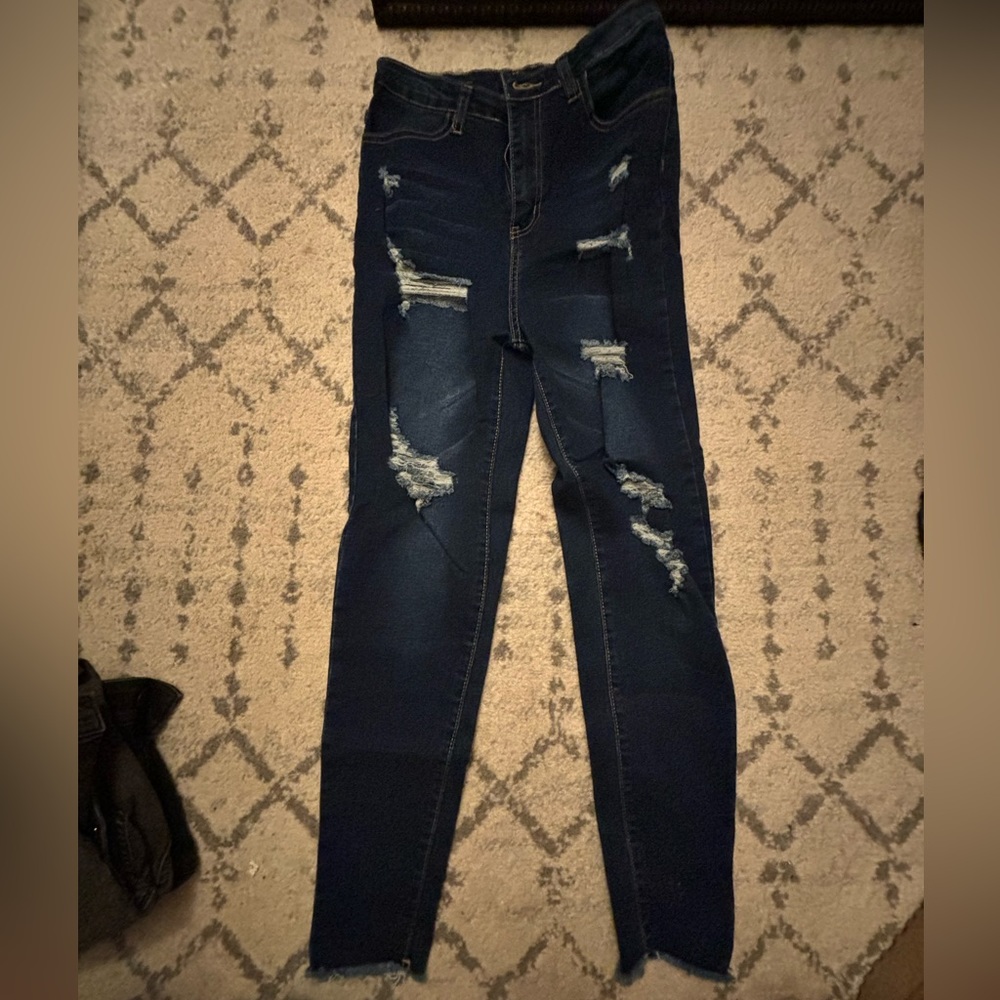 Denim Wash Skinny Jeans